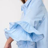 HalenCC Flare Shirt, Sky Blue