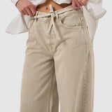Karo 175 Jeans Wide 30", Silver Sage Washed