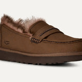 Ellis Nubuck Loafer, Dark Chestnut