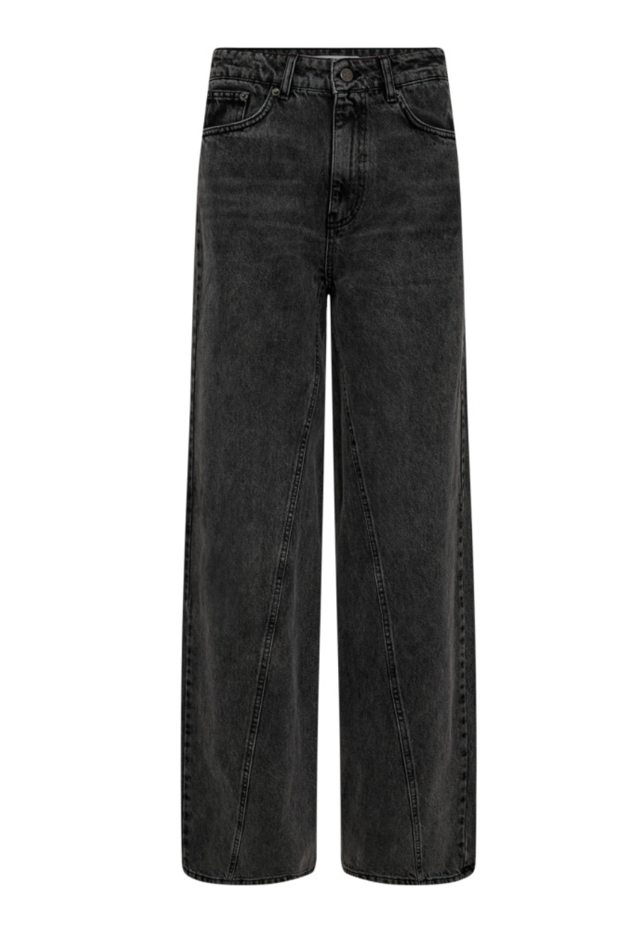 co'couture - VikaCC Wide Seam Jeans, black
