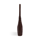 Felicia laukku, Croco, Espresso Brown