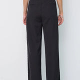 Amina Logo Sequin Pant, Black