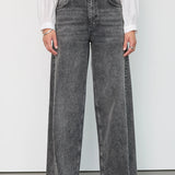 Vicky Stone Wide Jeans, Black