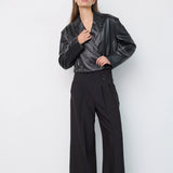 Gitt Crop Blazer, Black