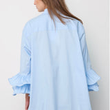 HalenCC Flare Shirt, Sky Blue
