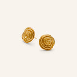Large Rose nappikorvakorut, Gold