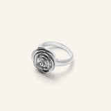 Rose sormus, Silver