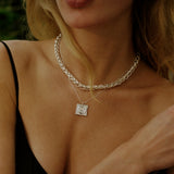 Drop of Silver Earring, Silver