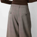 Arnold ruudulliset 7/8 housut, Beige