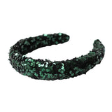 Paljetti hiuspanta, Green