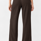 Kim Wide housut bambuneulosta, Dark Brown