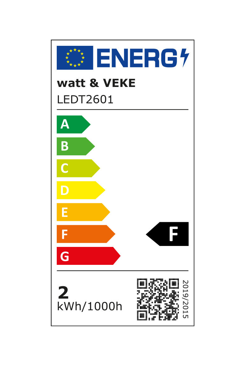 Watt & Veke - LED T26 E14 frosted Warm white