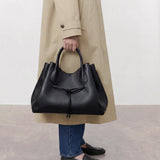 Maris Tote Bag Leather, Black