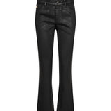 Ashley bootcut housut vahapinnalla, Black 32'