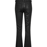 Ashley bootcut housut vahapinnalla, Black 32'