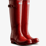 Hunter Original Tall Gloss Boot, Military red