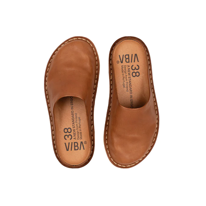VIBAe - ROMA Leather Cognac Brown