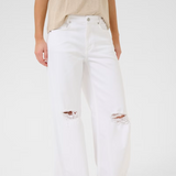 Dango 131 High X-Wide farkkushortsit, White
