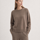 Venny O-neck pusero bambuneulosta, Brown