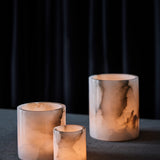Alabaster kynttilälyhty S