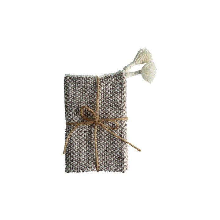 Tiskirätti 2pack 25x25, mocca