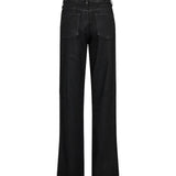 Dara Coated Pant Regular, Black