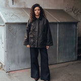 Davonna lyhyt vahakangastakki, Brown