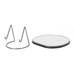 Ferm Living - Pond pöytäpeili, dark chrome