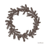 Cypress jouluservetit, Mocca