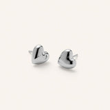 Sweetheart nappikorvakorut, Silver Plated Brass