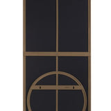 Pyöreä peili 70 cm, Honeygold